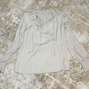 Maison D’Amelie Cream Blouse